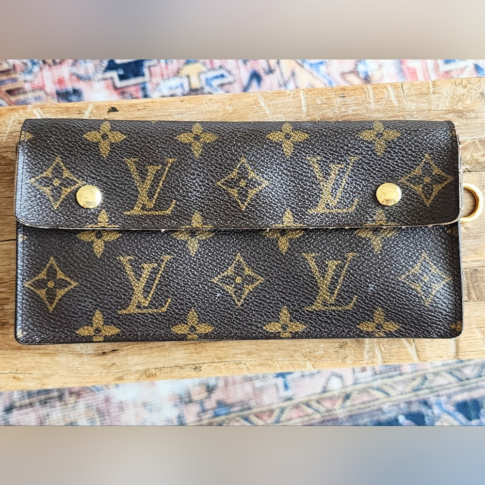 Vintage Louis Vuitton Monogram Accordion Wallet